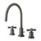 Kingston Brass KS8928ZX 8" Widespread Bathroom Faucet, Brushed Nickel KS8928ZX - alternate 1